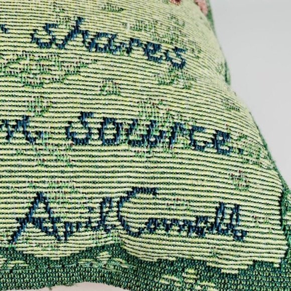 Inspirational Friend Decorative Tapestry Throw Pillow Girlfriend Gift Signed - Picture 3 of 8